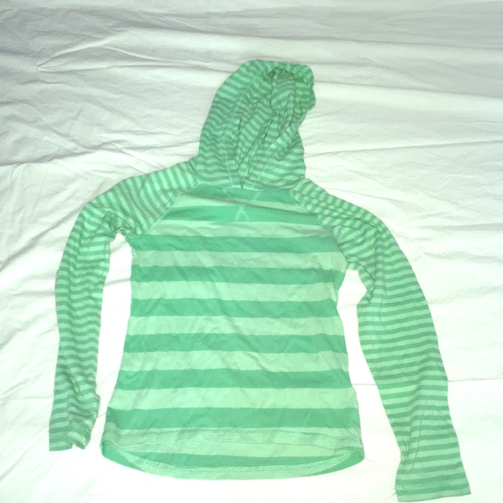 Loose fitting hooded sweatshirt